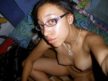 Protruding big tits ebony