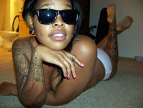 Ebony girlfriend making